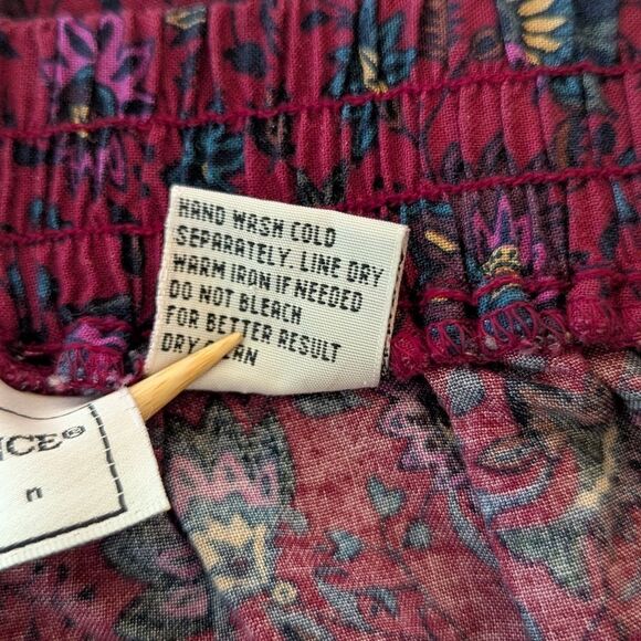 VTG Maggie Lawrence Cottagecore Prairiecore Garden Girl Boho Button Skirt LG - Picture 9 of 9